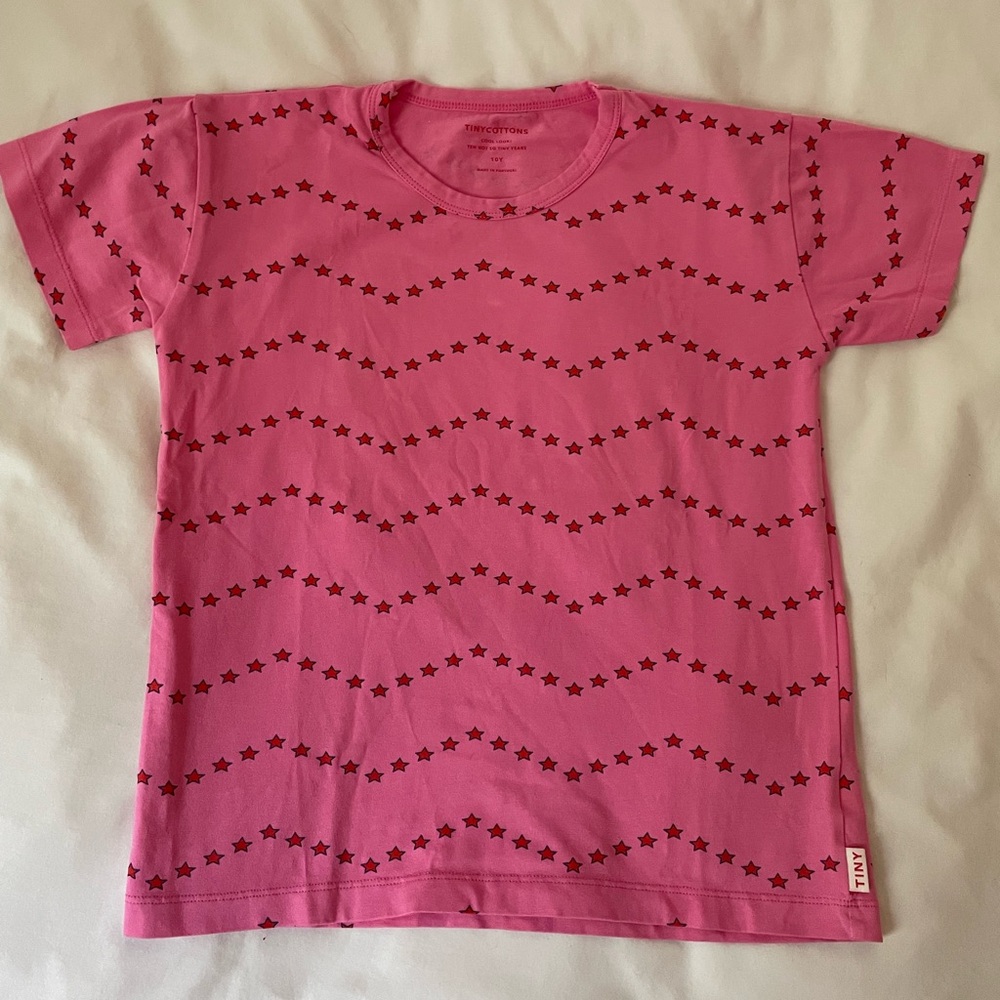 Tiny Cottons Pink Star Tee